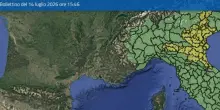 Maltempo al Nord, temporali e allerta gialla in 4 Regioni