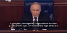 Putin: &ldquo;Dialogo con l&rsquo;Ue solo con nuove &eacute;lite politiche'