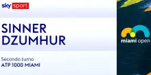Sinner-Dzumhur: highlights Atp Miami