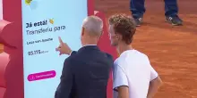 Luca Van Assche vince il titolo Atp e viene pagato con un bonifico istantaneo in campo