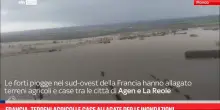 Francia, terreni agricole e case allagate per le inondazioni