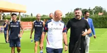 Gattuso fa visita al Bologna, il VIDEO dal ritiro rossoblù