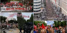 Proteste per l'emergenza casa in Spagna, scontri a Valencia. FOTO
