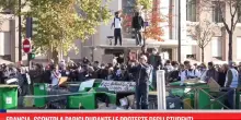 Francia, scontri a Parigi durante le proteste degli studenti