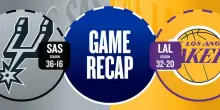 NBA Highlights: LA Lakers-San Antonio 108-136
