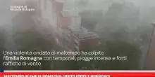 Maltempo in Emilia Romagna: vento forte e nubifragi