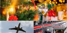 Natale in treno, Capodanno in aereo: come viaggiano gli italiani
