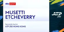 Musetti-Etcheverry: highlights Atp Hong Kong