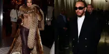 Kim Kardashian e Lewis Hamilton, cena romantica a Parigi