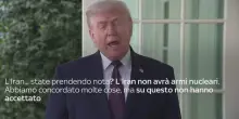 Trump: 'L'Iran non avr&agrave; mai armi nucleari'