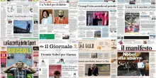 Le prime pagine dei quotidiani di oggi 10 ottobre: la rassegna stampa