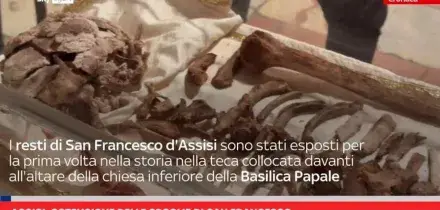 Assisi, ostensione delle spoglie di San Francesco