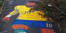 VIDEO. In Brasile hanno dedicato un murale di 200 metri a Neymar