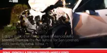 Roma, frontale a Tor San Lorenzo: morti e feriti