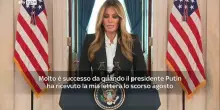 Melania Trump: 'Putin ha risposto alla mia lettera'