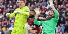 West Ham, il gol del pari contro l'Arsenal annullato dal Var