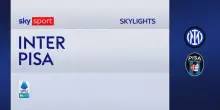 Inter-Pisa 6-2: gol e highlights