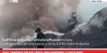 Etna, continua colata lavica: Ingv monitora la situazione