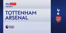 Tottenham-Arsenal 1-4: gol e highlights