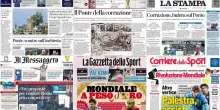 Le prime pagine dei quotidiani di oggi 10 giugno: la rassegna stampa