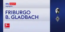Friburgo-Borussia Moenchengladbach 2-1: gol e highlights