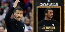 Mazzulla premiato come allenatore dell&rsquo;anno: battuti Bickerstaff e Johnson