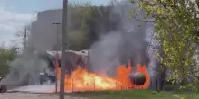 Attacco russo a Kharkiv, colpite 4 stazioni di servizio
