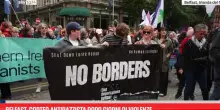 Belfast, corteo antirazzista dopo giorni di violenze