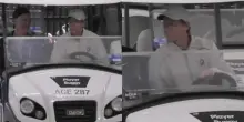 Sinner versone... pilota! Guida una golf cart prima del match con Shelton. VIDEO