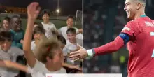 Cristiano Ronaldo commenta il post, la squadra giovanile: vince la challenge