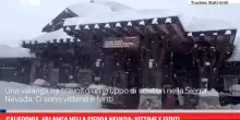 California, valanga nella Sierra Nevada: vittime e feriti