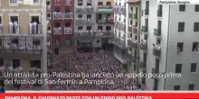Pamplona, il Chupinazo parte con un grido pro-Palestina