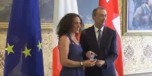 Milano, il sindaco Sala premia Federica Brignone con l'Ambrogino d'oro