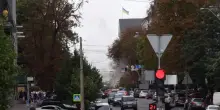 Guerra Ucraina, drone russo su palazzo intelligence a Kiev