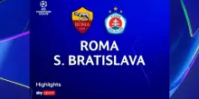 Roma-Slovan Bratislava 4-0: il video dei gol