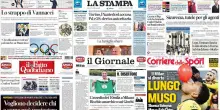 Le prime pagine dei quotidiani di oggi 4 febbraio: la rassegna stampa