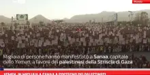 Yemen, in migliaia a Sanaa a sostegno dei palestinesi
