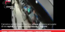 Rapine a centro scommesse a Vignola, 5 indagati arrestati