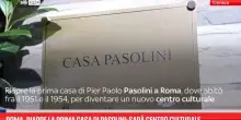 Roma, riapre prima casa di Pasolini: sarà centro culturale