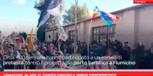 Fiumicino, in 400 al corteo contro il porto crocieristico