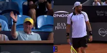 Ospite speciale per Berrettini: c'&egrave; Ancelotti a vedere il suo match contro Barrios Vera! VIDEO