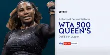 Atp Queen's, Serena Williams si prepara al ritorno (su Sky)
