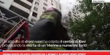 Droni russi su Kiev: ucciso un 14enne e almeno venti feriti