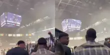 Giannis e Adebayo insieme al palazzetto a Las Vegas per una partita di WNBA. VIDEO