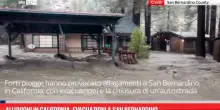 Alluvioni in California, evacuazioni a San Bernardino