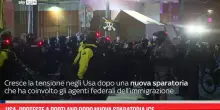 Usa, proteste a Portland dopo nuova sparatoria ICE