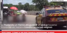 Thailandia, 11enne al volante travolge processione: 8 morti