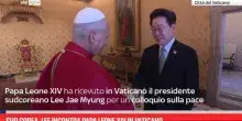 Sud Corea, Lee incontra Papa Leone XIV in Vaticano
