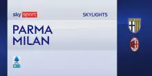 Parma-Milan 2-2: gol e highlights