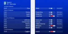 La presentazione della 25^ giornata di Serie A
